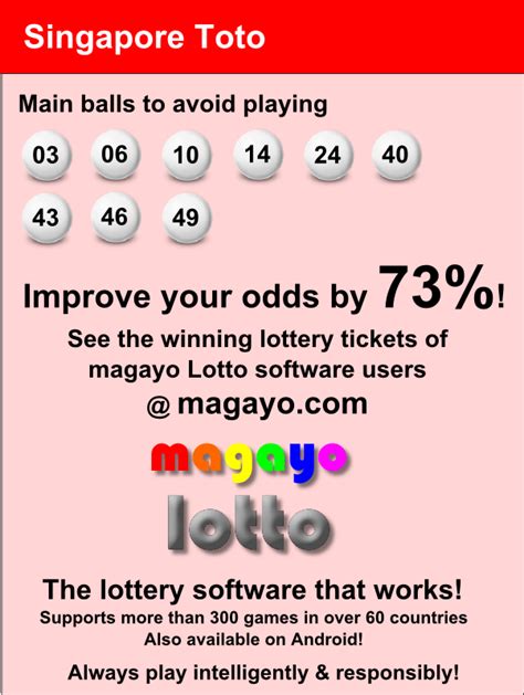 singapore toto number generator
